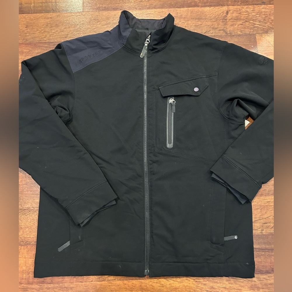Mountain Hardwear Men’s Soft Shell Jacket Black Size Large Full Zip
